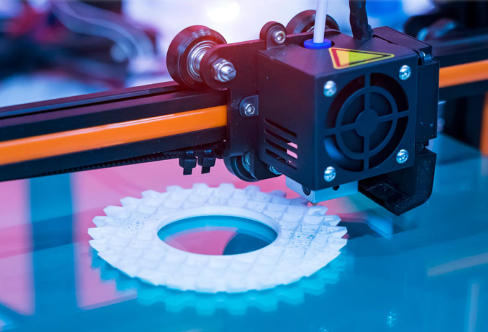 Impresora 3D trabajando